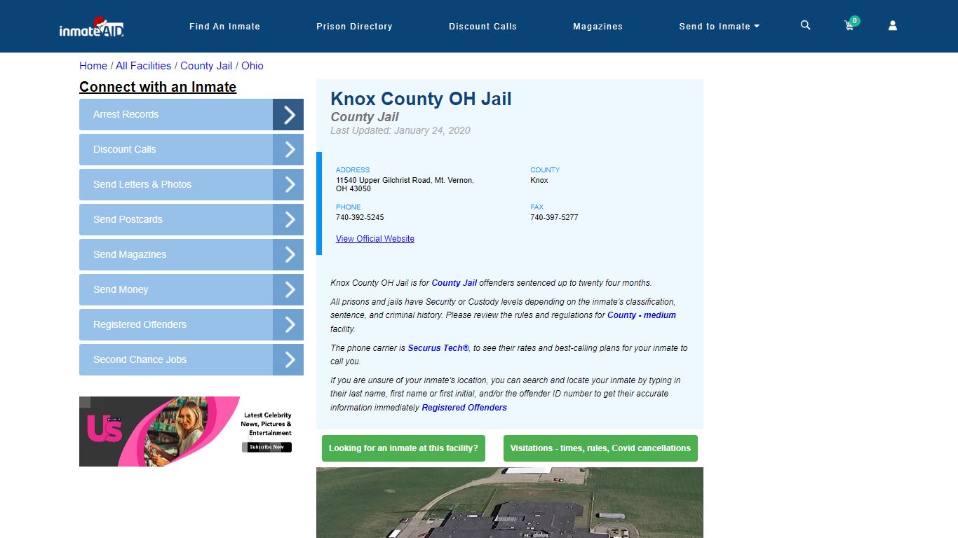 Knox County OH Jail - Inmate Locator - Mt. Vernon, OH
